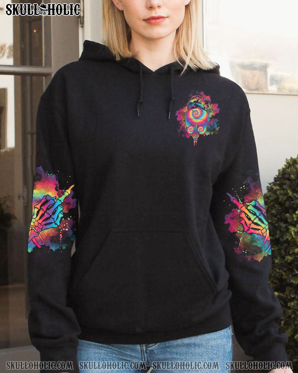 IF YOU THINK I’M A B TIE DYE MESSY BUN ALL OVER PRINT – TLNO0102232
