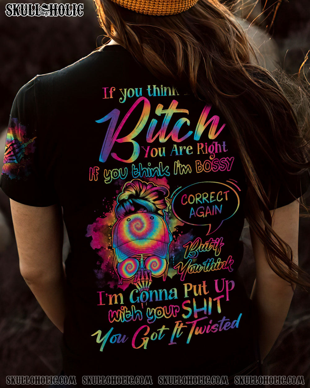 IF YOU THINK I’M A B TIE DYE MESSY BUN ALL OVER PRINT – TLNO0102232