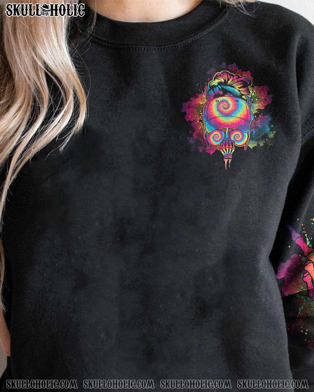 IF YOU THINK I’M A B TIE DYE MESSY BUN ALL OVER PRINT – TLNO0102232