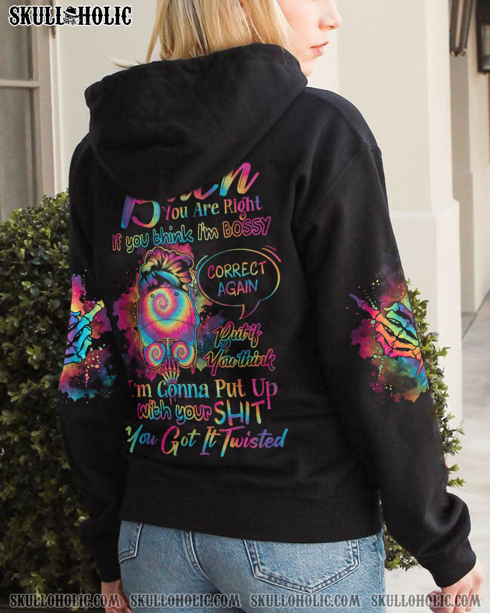 IF YOU THINK I’M A B TIE DYE MESSY BUN ALL OVER PRINT – TLNO0102232