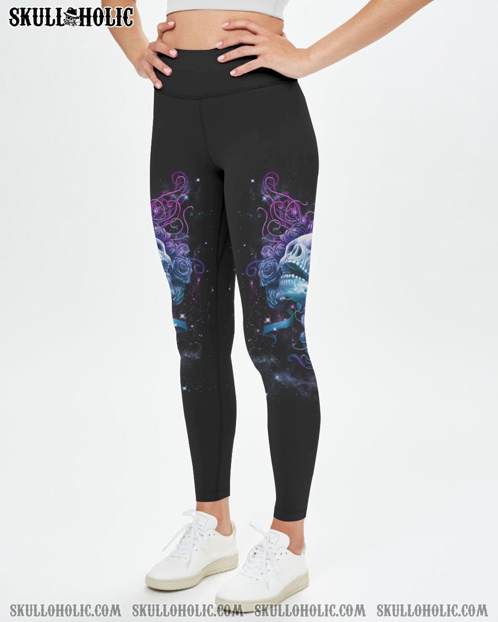 IF YOU WANT ME TO CONTROL MY TEMPER ROSE SKULL ALL OVER PRINT – TLNZ3103232