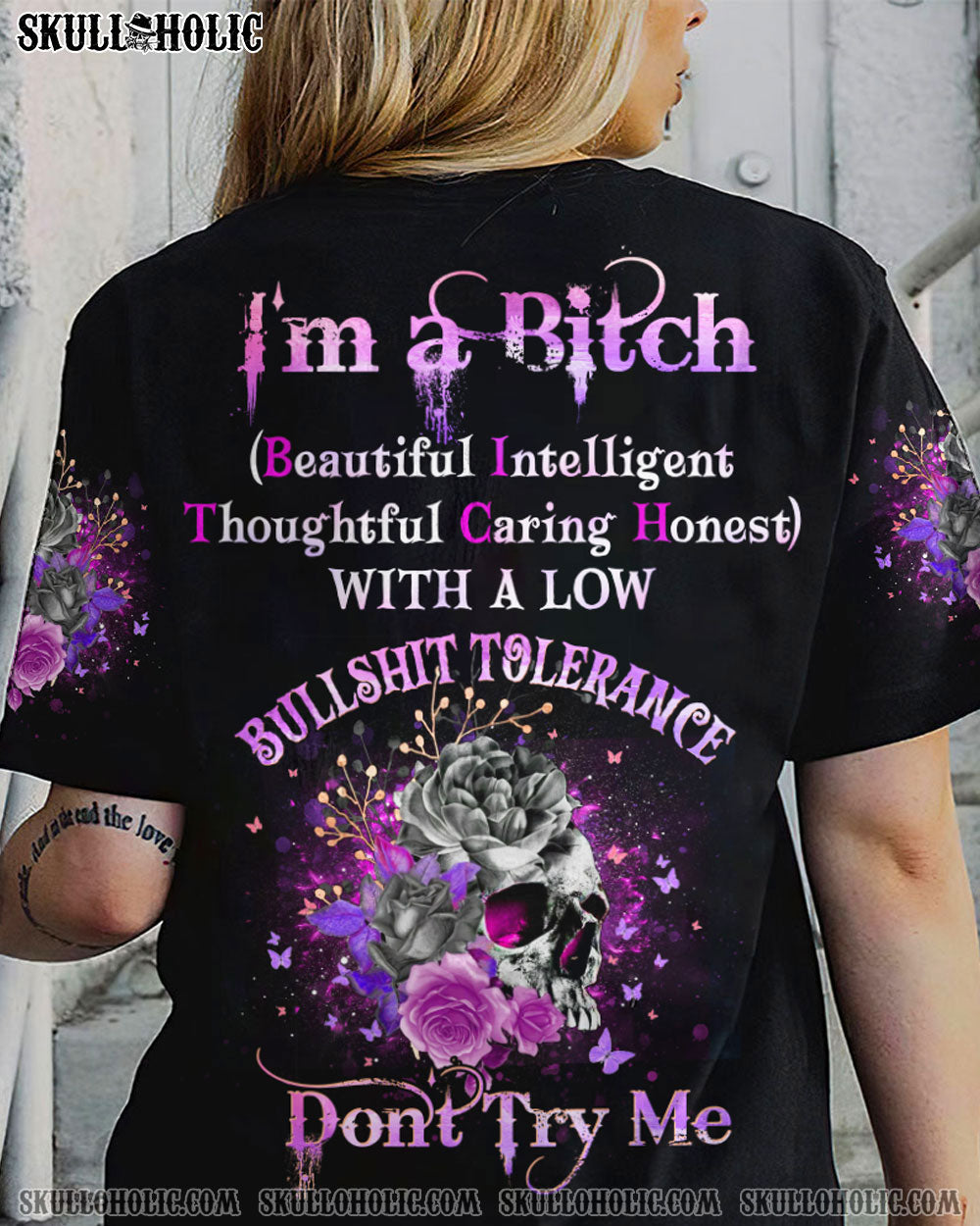 I'M A B DON'T TRY ME ALL OVER PRINT - YHDU0604234