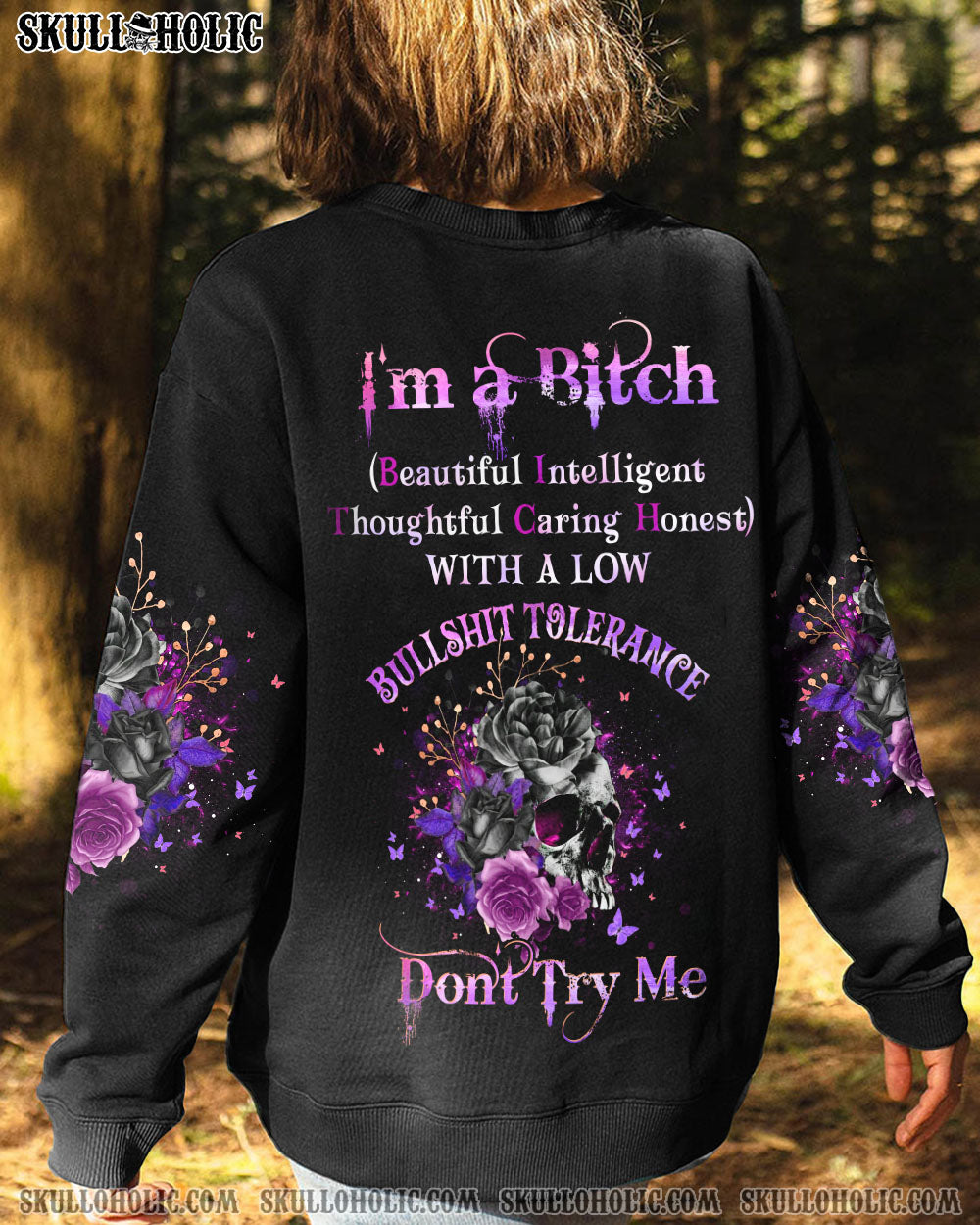 I’M A B DON’T TRY ME ALL OVER PRINT – YHDU0604234