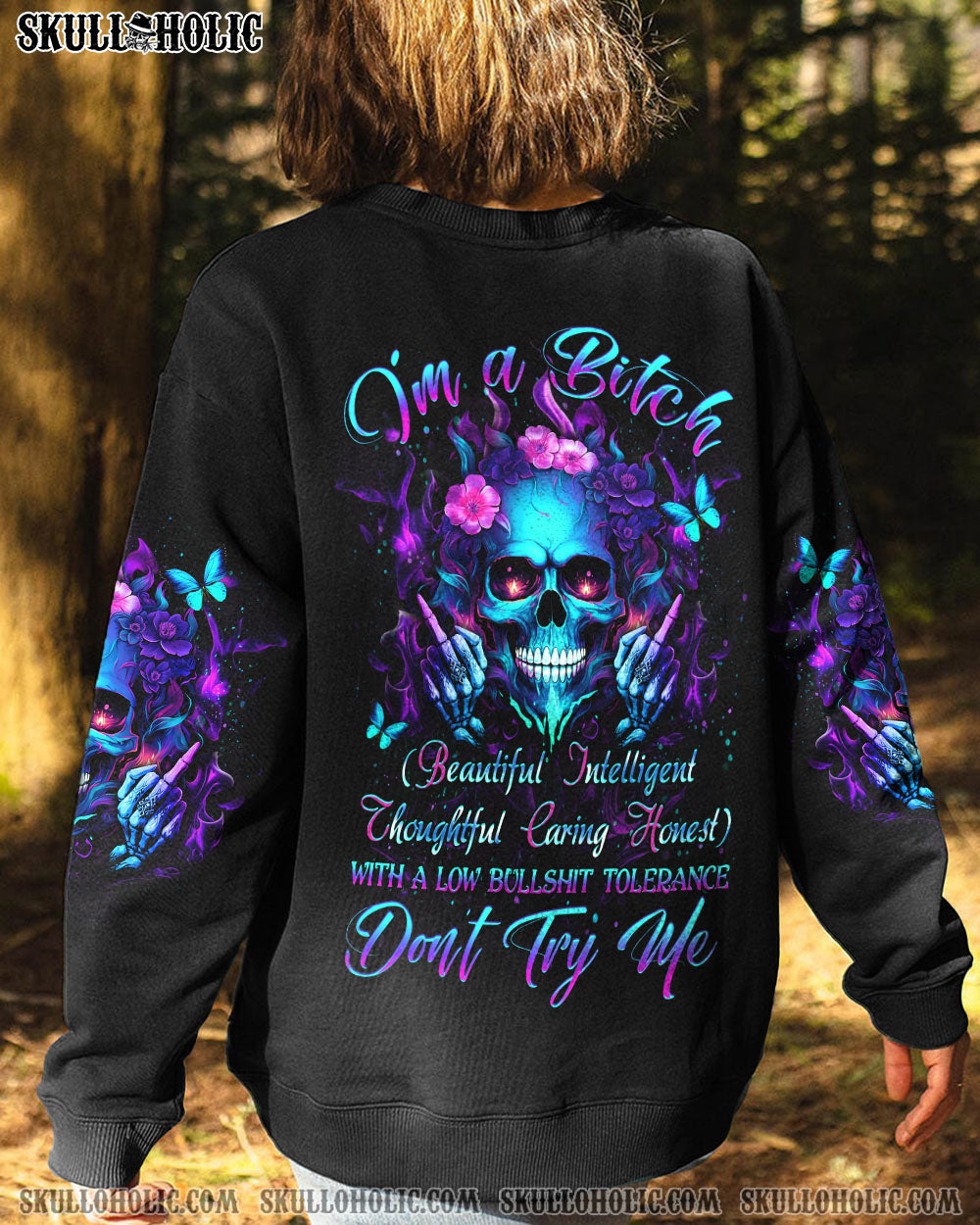 I’M A B DON’T TRY ME ALL OVER PRINT – YHDU0619233