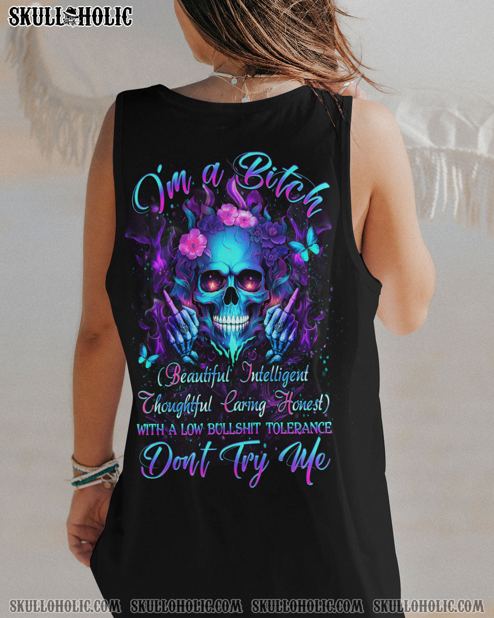 I’M A B DON’T TRY ME ALL OVER PRINT – YHDU0619233