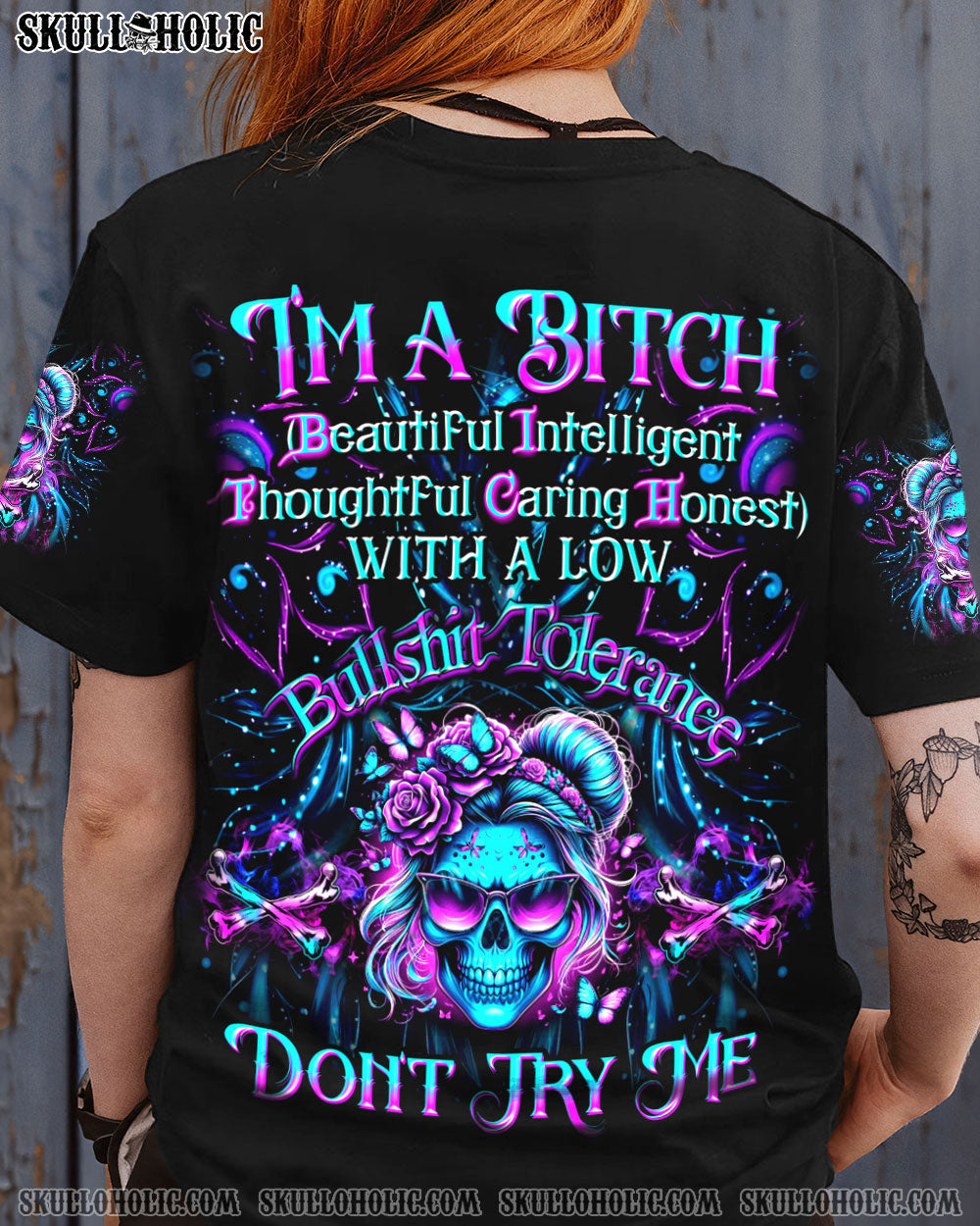 I'M A B DON'T TRY ME ALL OVER PRINT - YHDU1707244