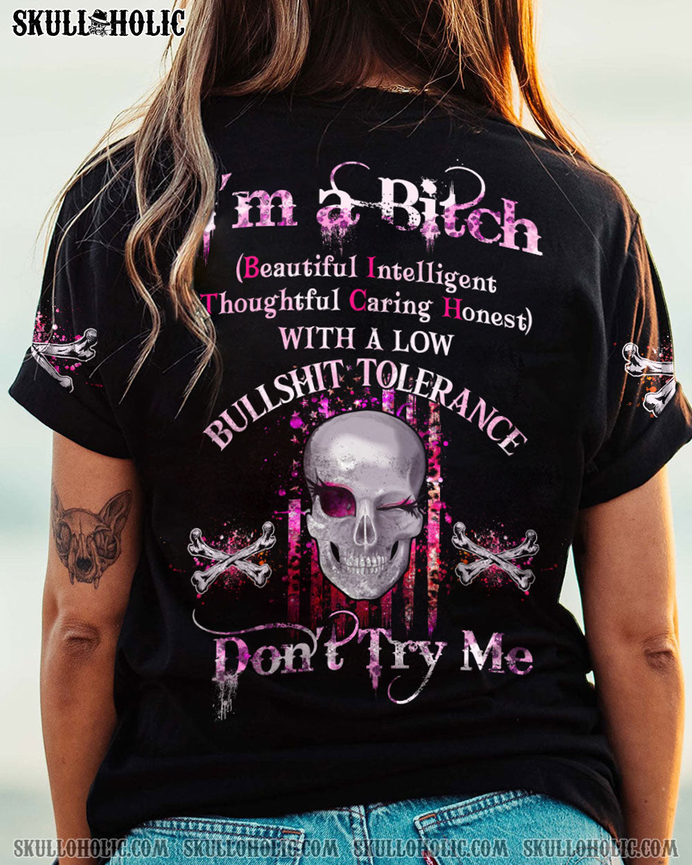 I'M A B DON'T TRY ME ALL OVER PRINT - YHHG0802231