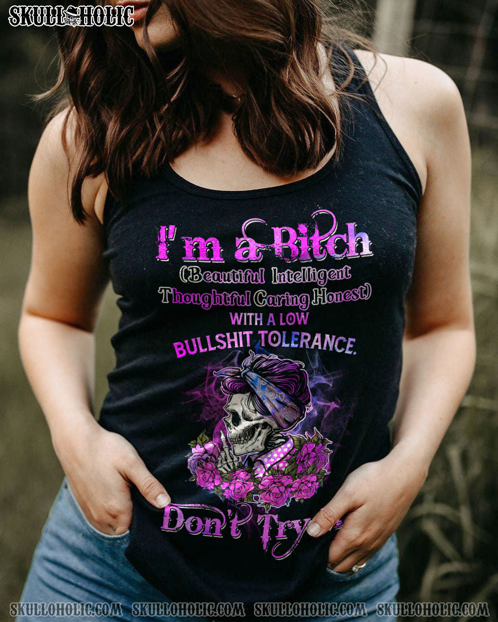 I’M A B DON’T TRY ME ALL OVER PRINT – YHHN2402232