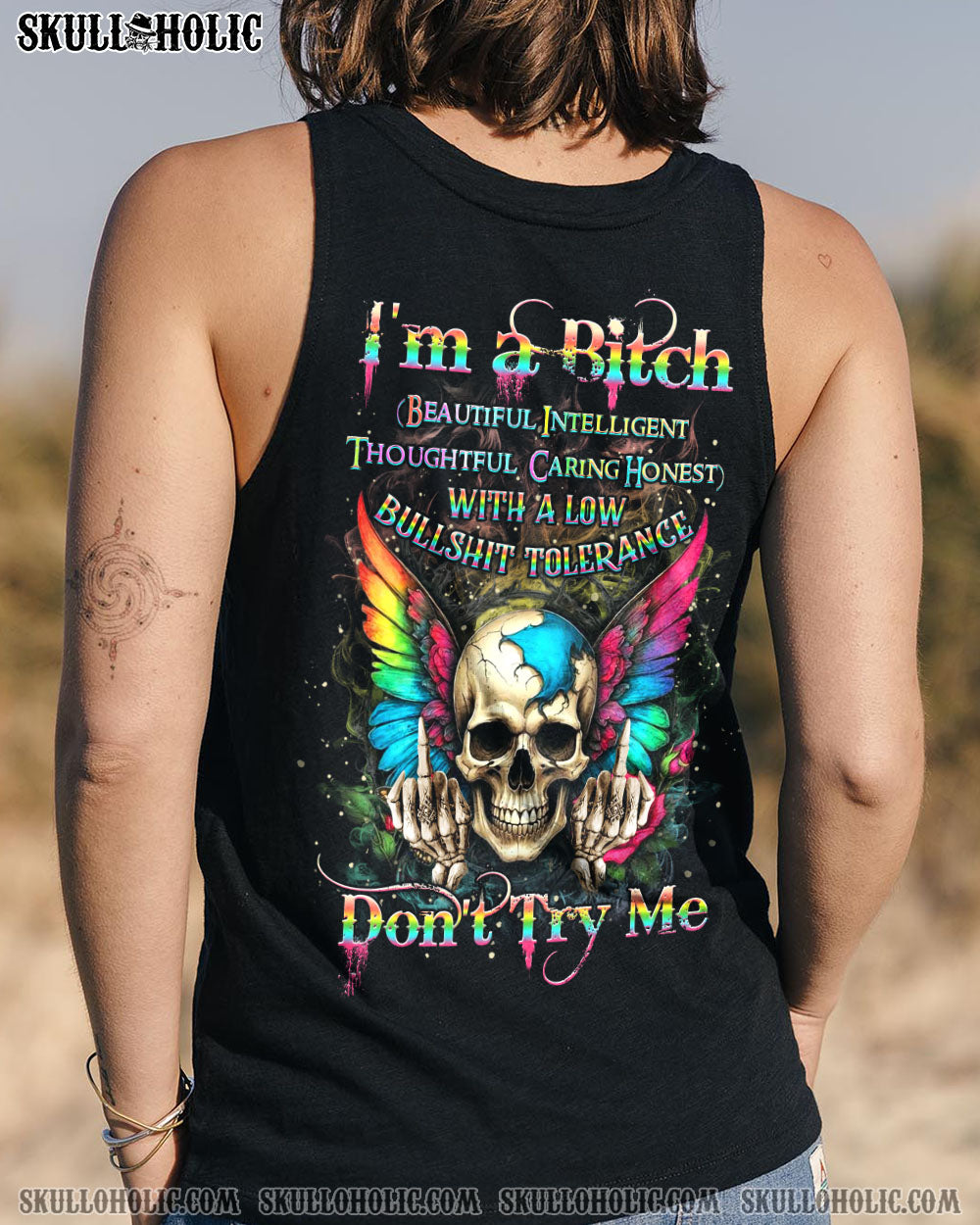 I’M A B DON’T TRY ME ALL OVER PRINT – YHKD1004241
