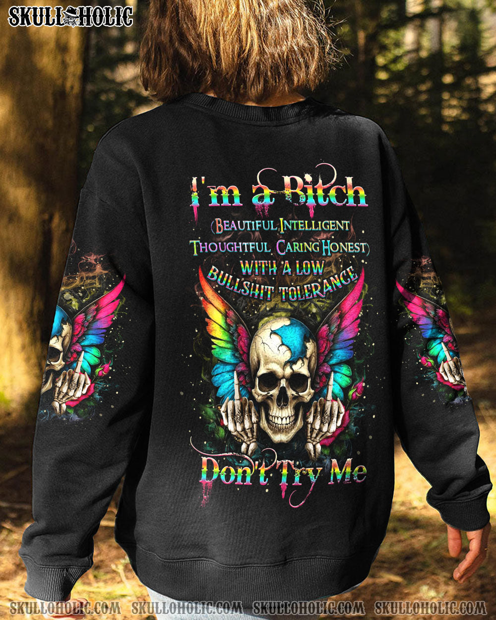 I’M A B DON’T TRY ME ALL OVER PRINT – YHKD1004241