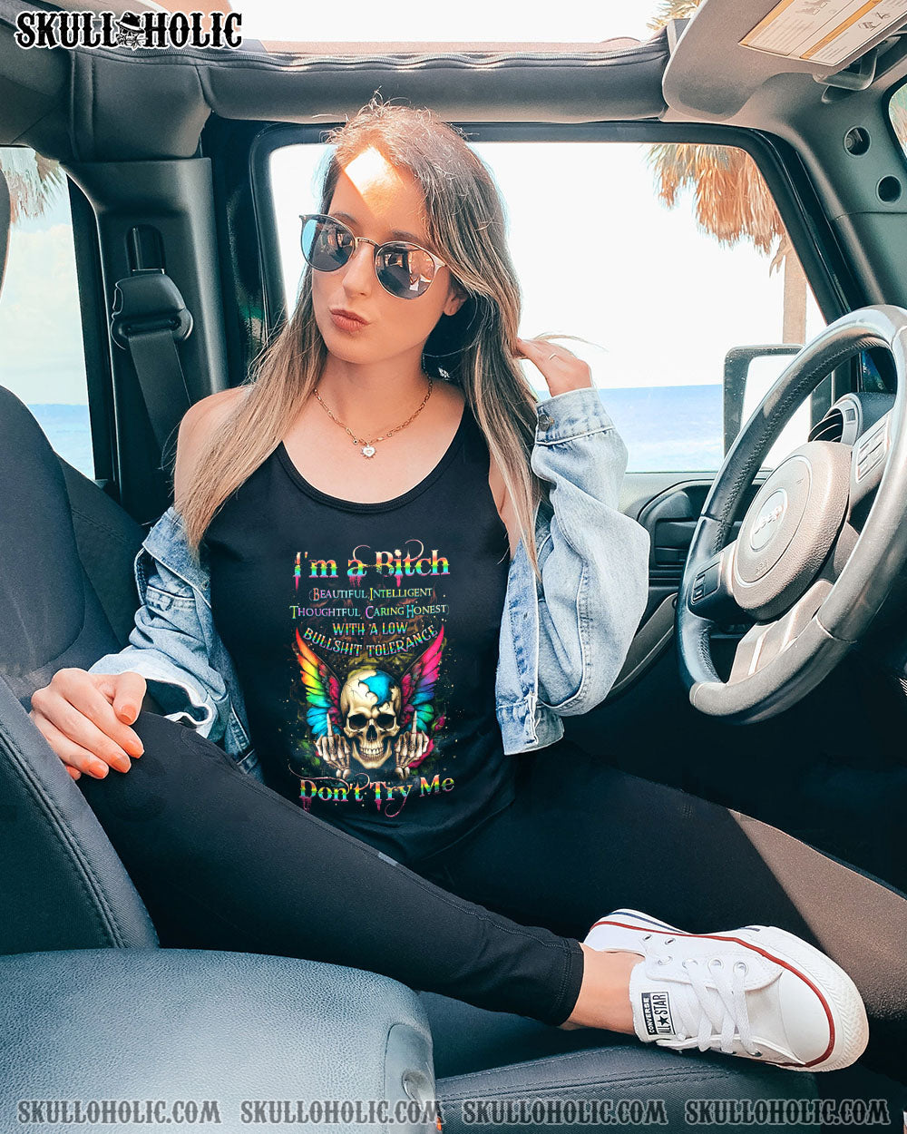 I’M A B DON’T TRY ME ALL OVER PRINT – YHKD1004241