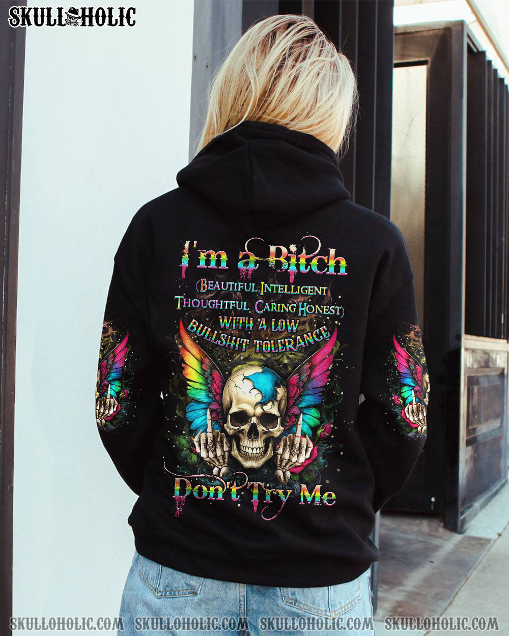 I’M A B DON’T TRY ME ALL OVER PRINT – YHKD1004241