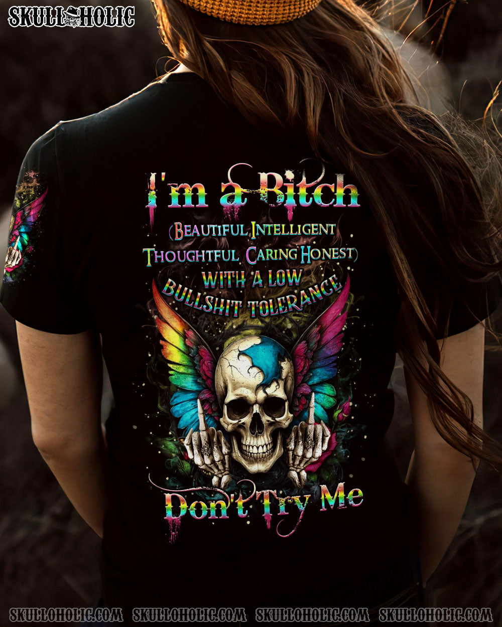I’M A B DON’T TRY ME ALL OVER PRINT – YHKD1004241