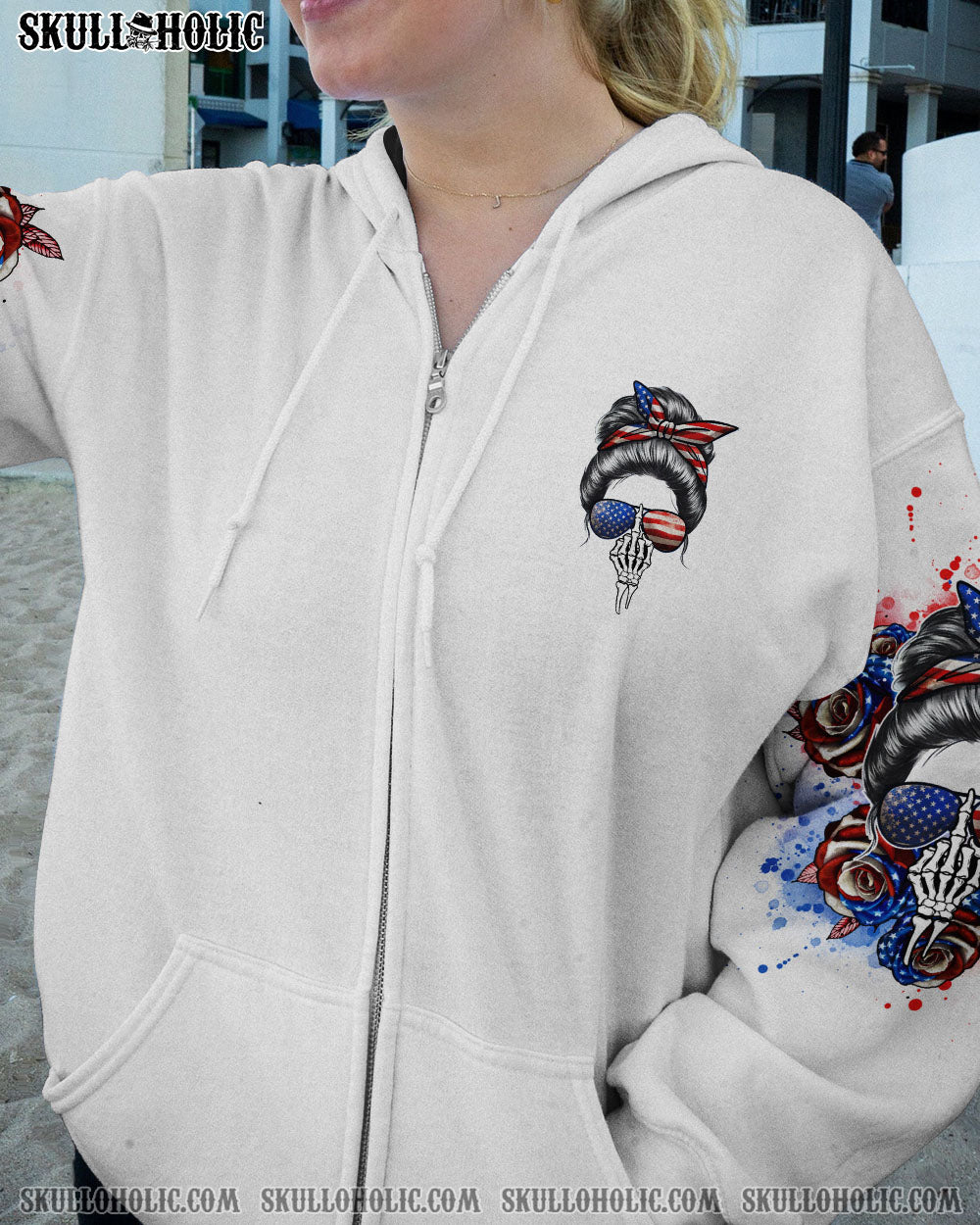 I’M A B DON’T TRY ME AMERICAN MESSY BUN ALL OVER PRINT – TLNO3101231