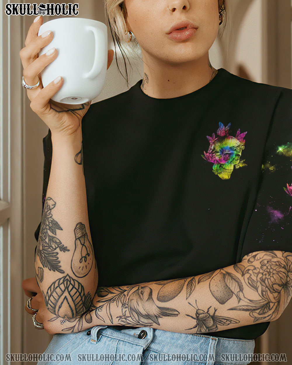 I’M A B DON’T TRY ME BUTTERFLY SKULL ALL OVER PRINT – TLNZ0703232