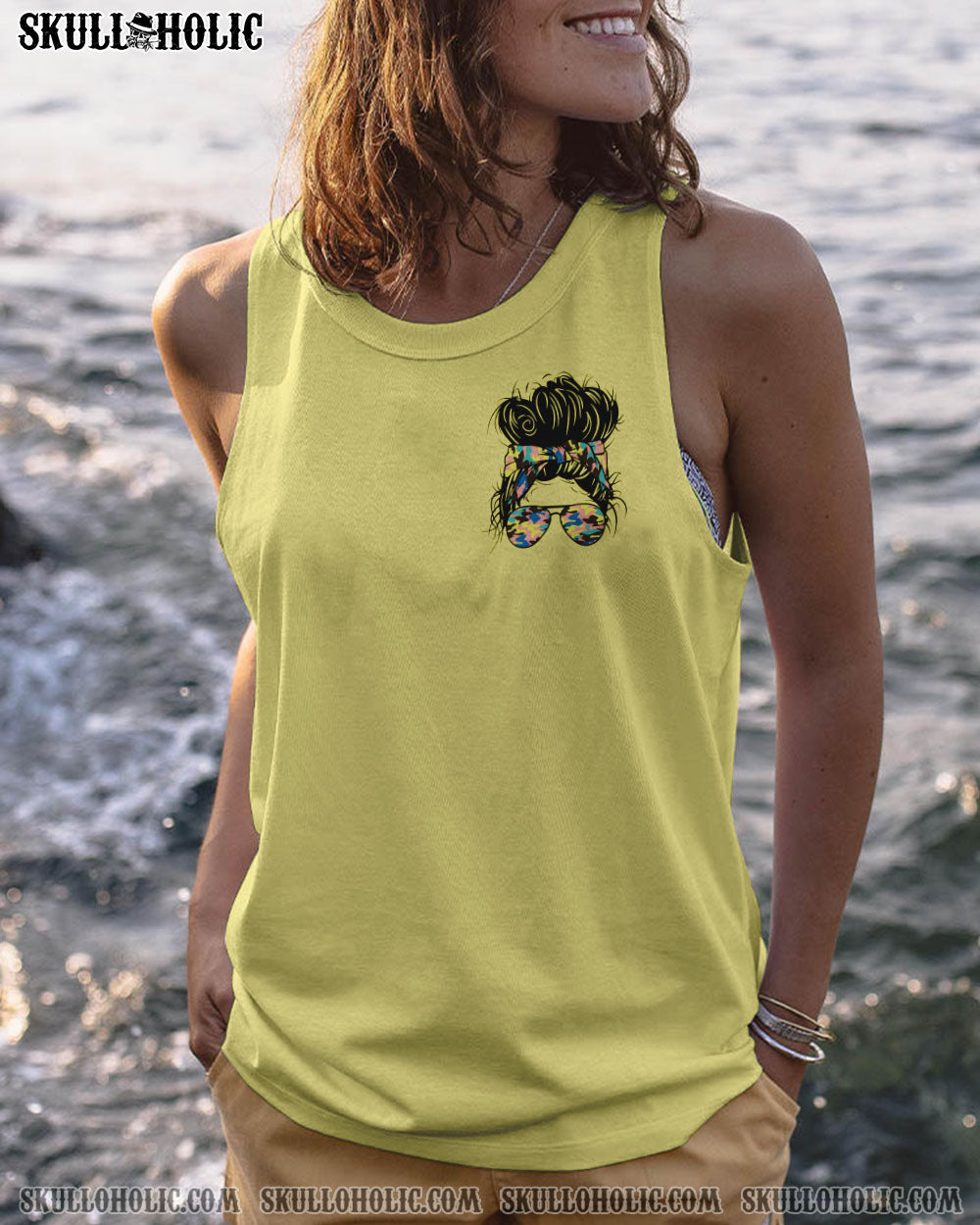 I’M A B DON’T TRY ME MESSY BUN ALL OVER PRINT – TLTR2402233