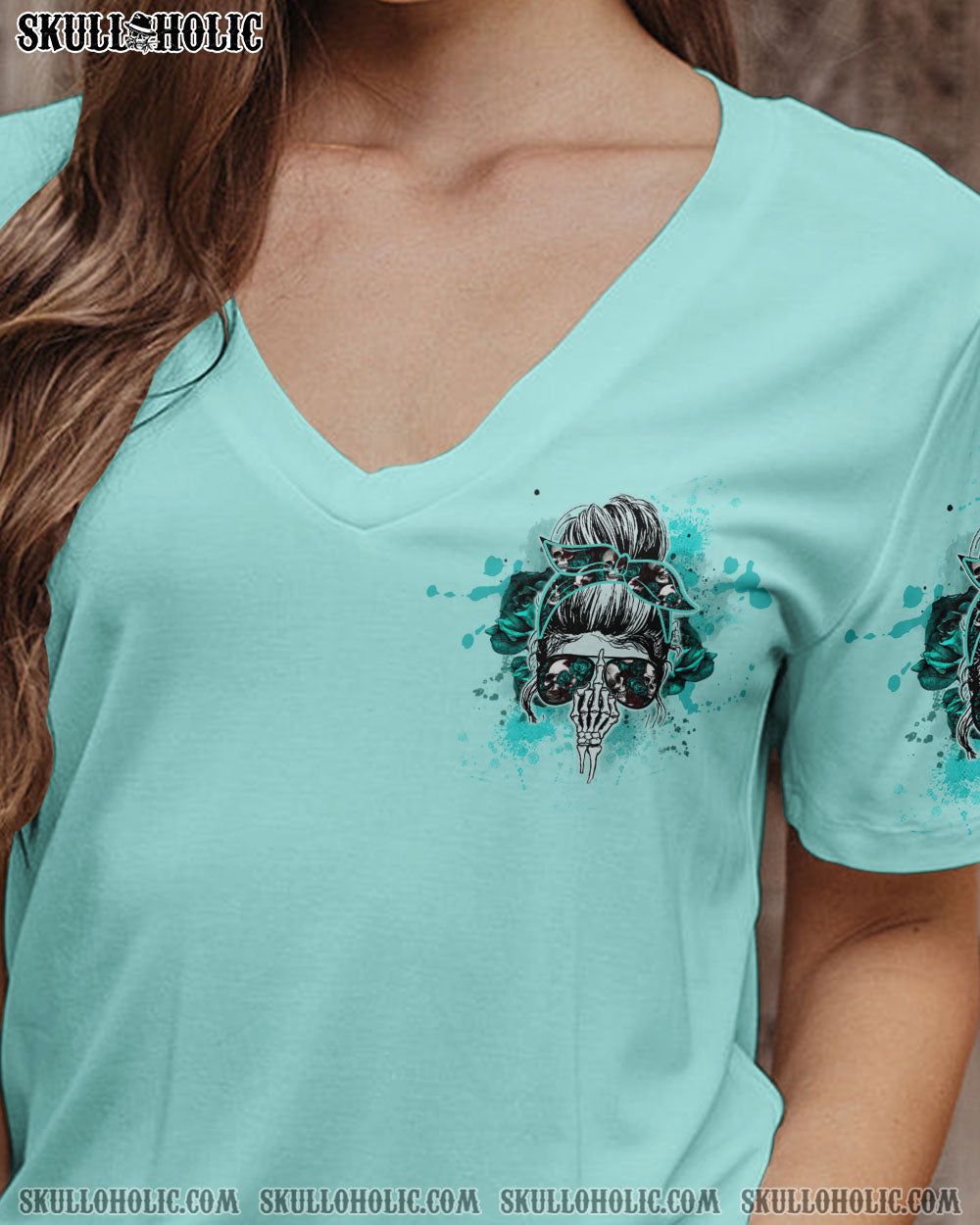 I’M A B DON’T TRY ME MESSY BUN ROSE ALL OVER PRINT – TLTW0404233