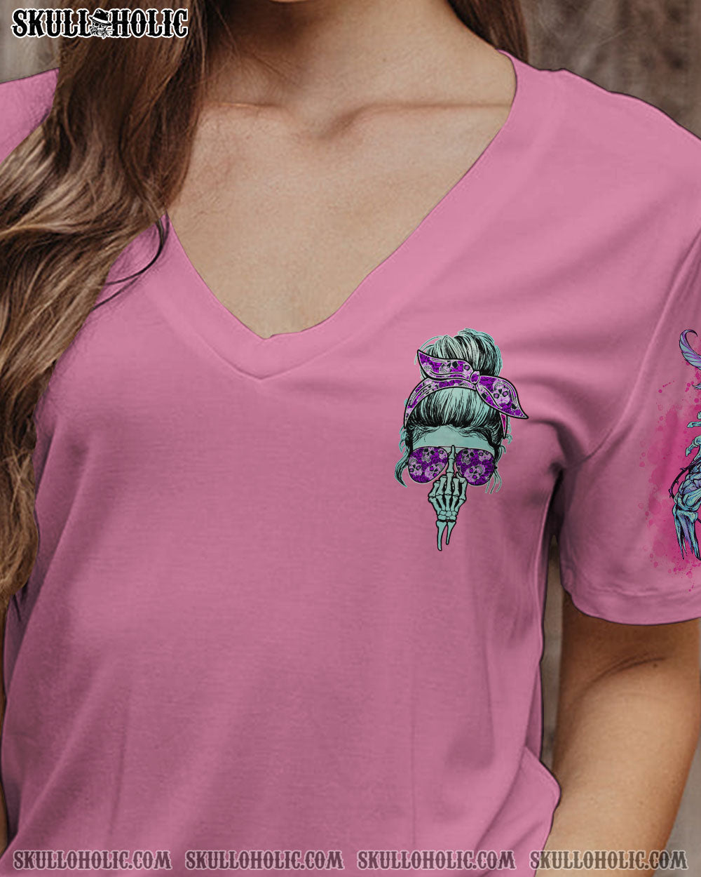 I’M A B DON’T TRY ME PURPLE ROSE ALL OVER PRINT – TLNO0102231
