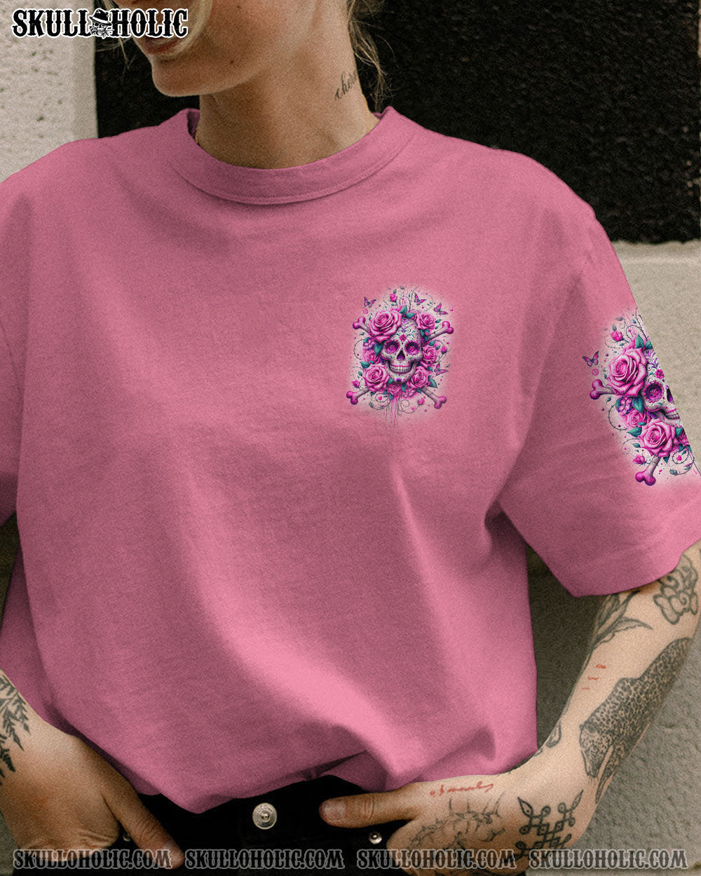 I’M A B DON’T TRY ME ROSE BONES SUGAR SKULL ALL OVER PRINT – TLNZ0211231