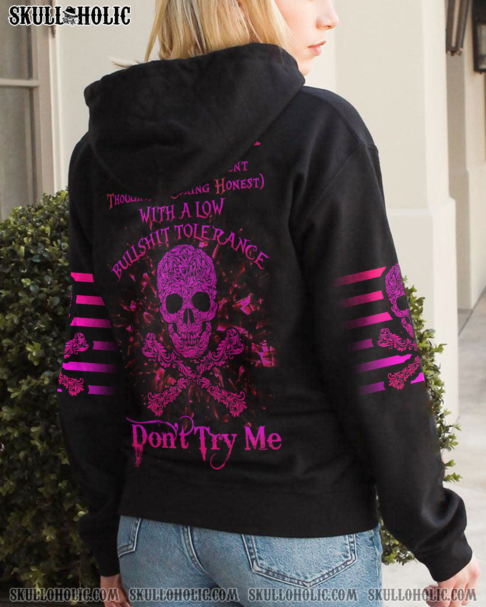 I’M A B DON’T TRY ME SKULL BONES ALL OVER PRINT – TLNZ0802234