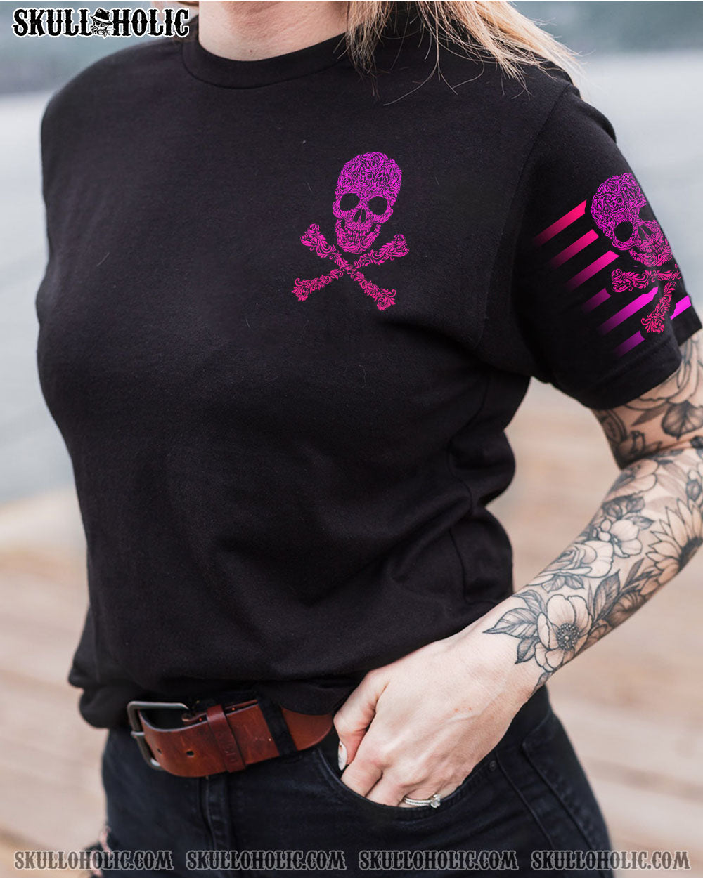 I’M A B DON’T TRY ME SKULL BONES ALL OVER PRINT – TLNZ0802234
