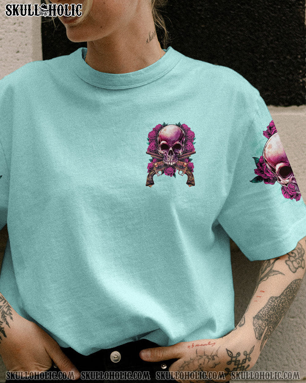 I’M A B DON’T TRY ME SKULL ROSES G ALL OVER PRINT – TLTR0603234