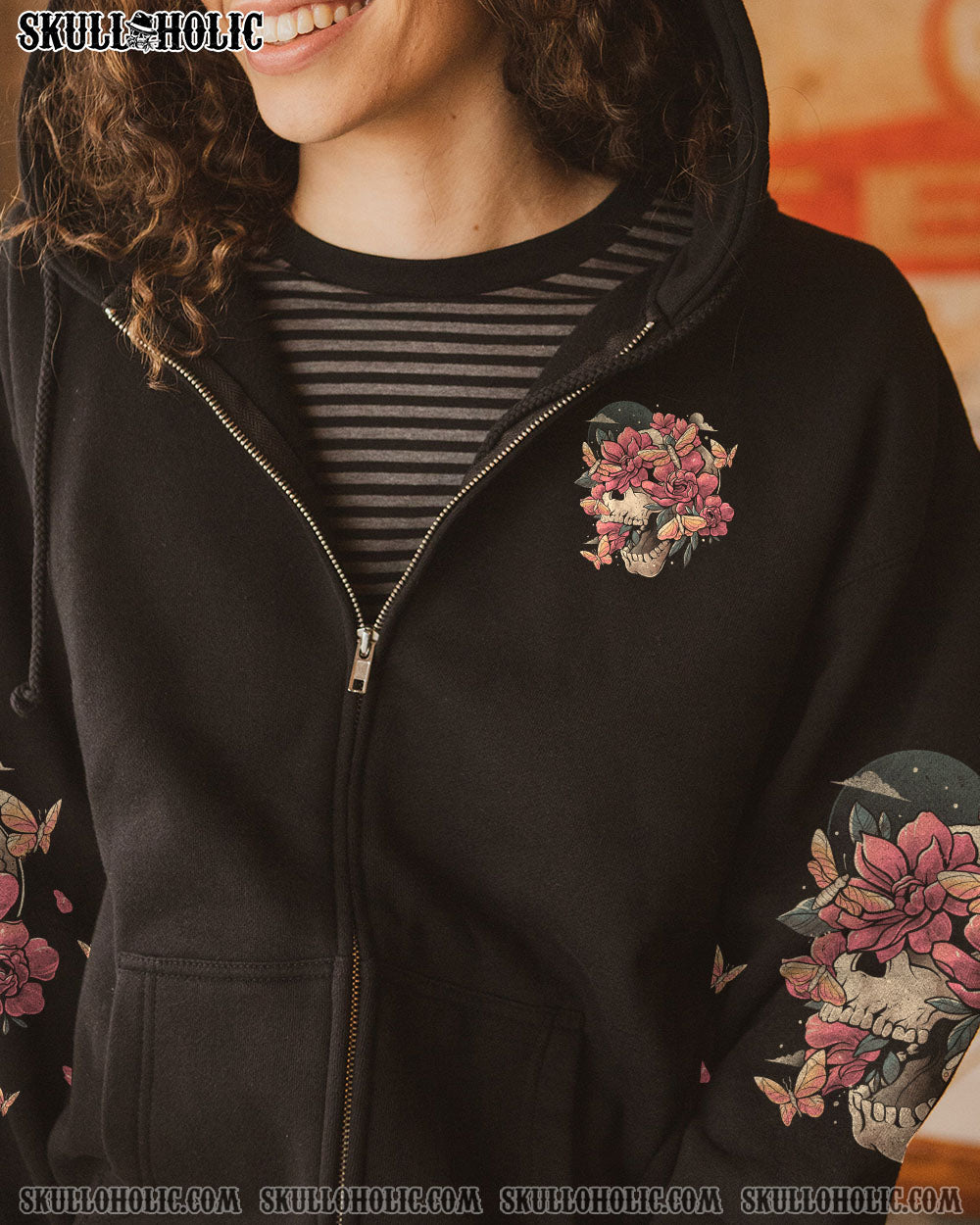 I’M A B FLOWER SKULL ALL OVER PRINT – TLTW2812221