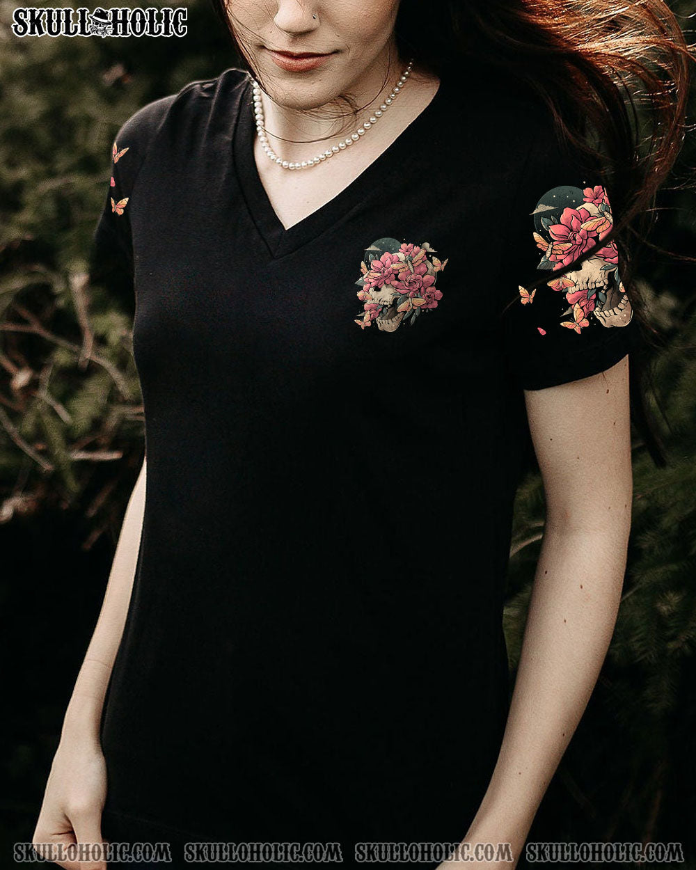 I’M A B FLOWER SKULL ALL OVER PRINT – TLTW2812221