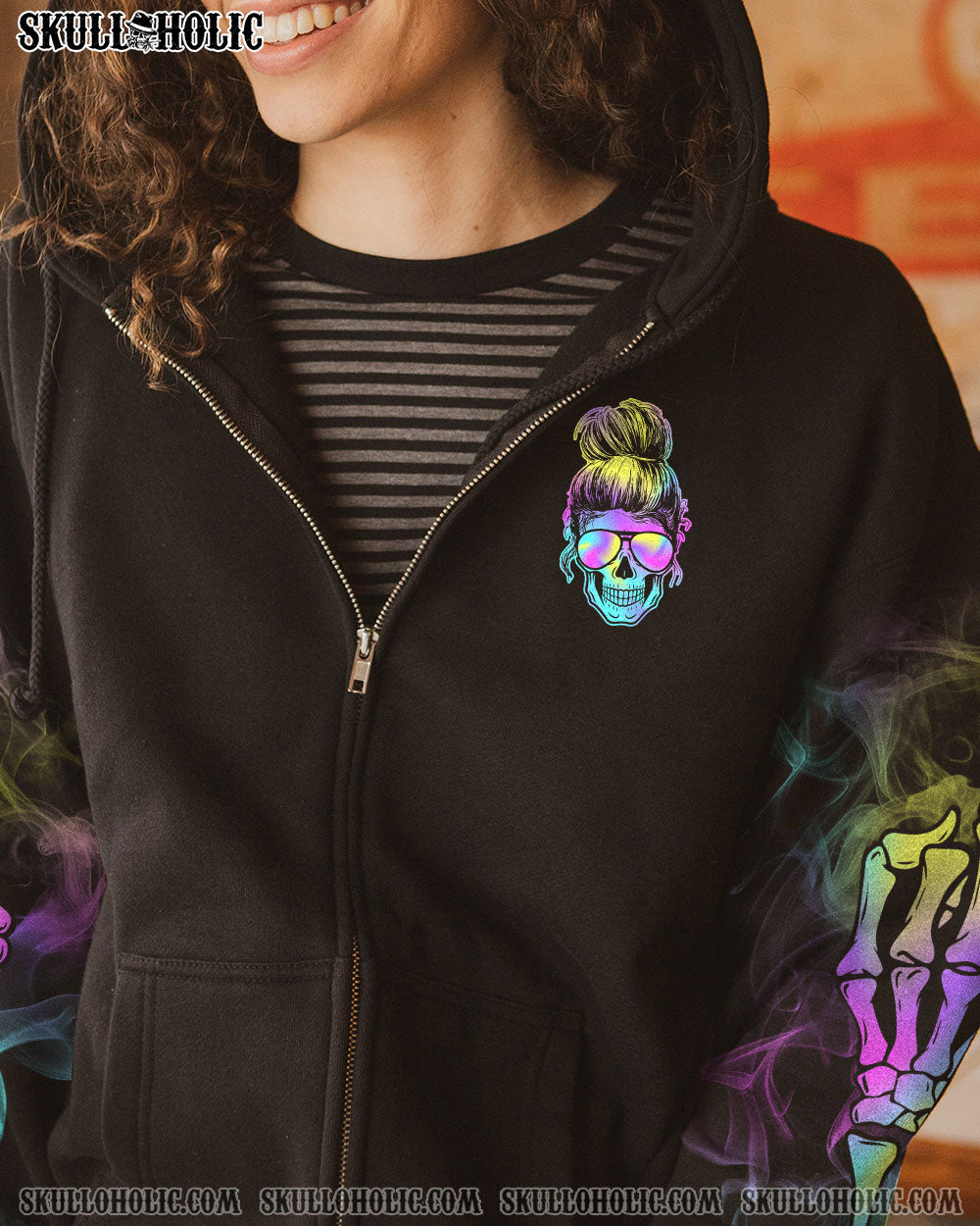 I’M A B HOLOGRAM MESSY BUN ALL OVER PRINT – TLTR1512221