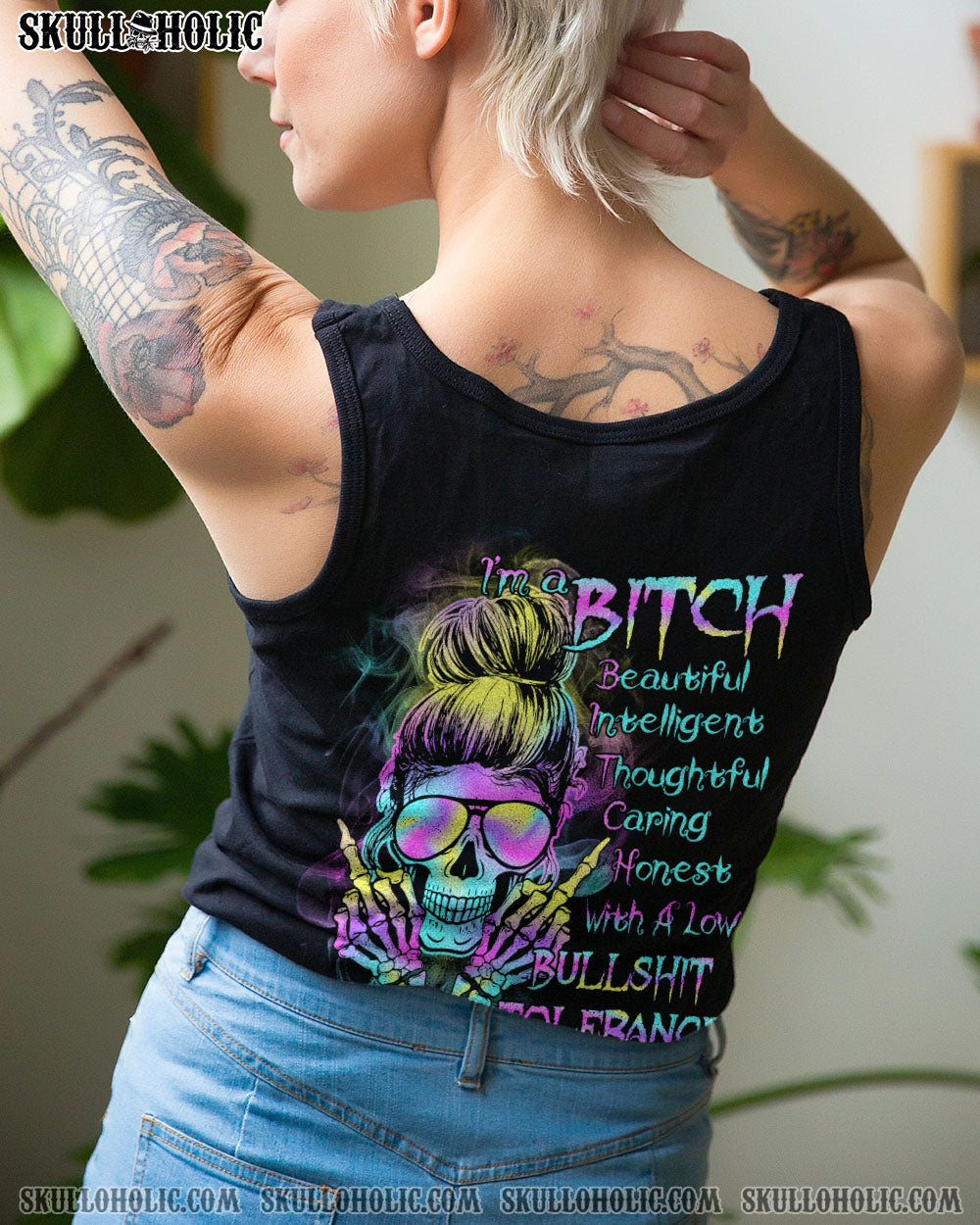 I’M A B HOLOGRAM MESSY BUN ALL OVER PRINT – TLTR1512221