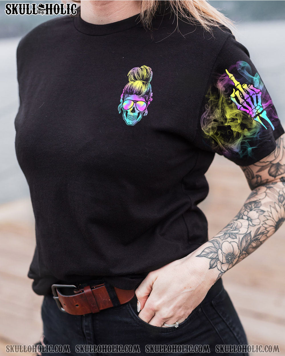 I’M A B HOLOGRAM MESSY BUN ALL OVER PRINT – TLTR1512221
