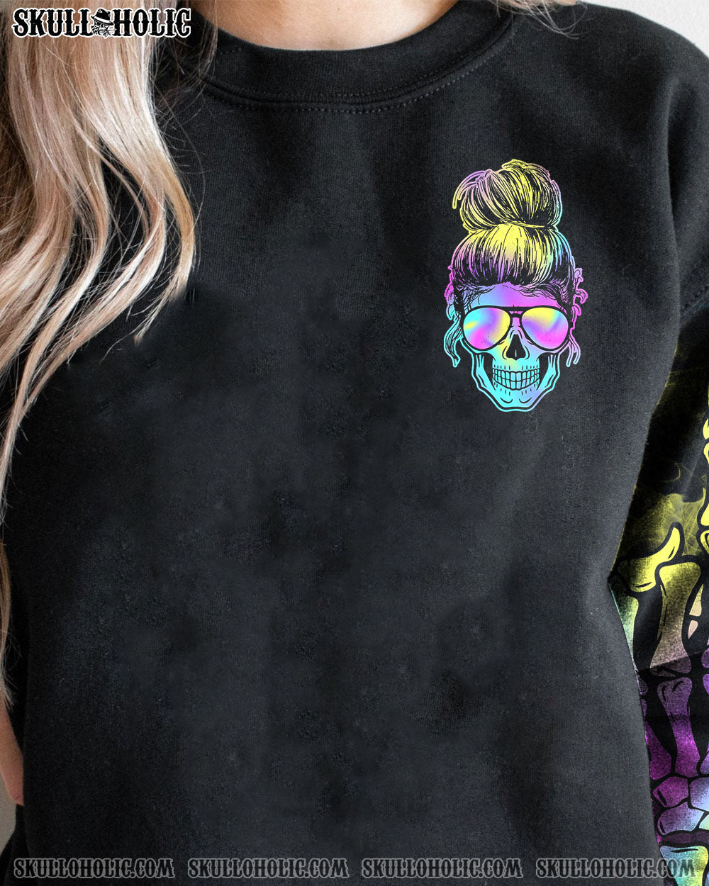 I’M A B HOLOGRAM MESSY BUN ALL OVER PRINT – TLTR1512221