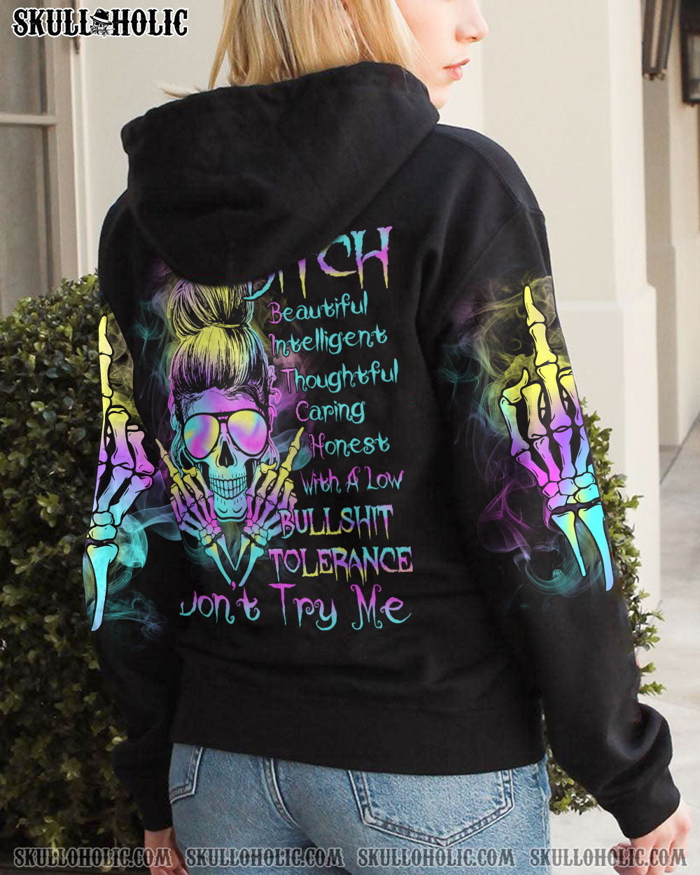 I’M A B HOLOGRAM MESSY BUN ALL OVER PRINT – TLTR1512221