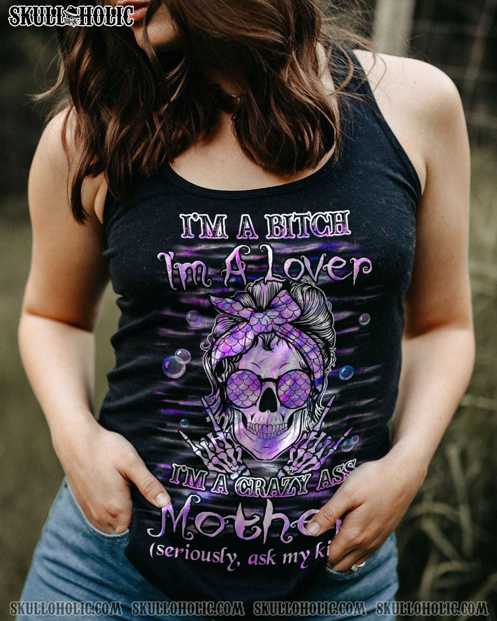 I’M A B I’M A LOVER I’M A CRAZY MOTHER ALL OVER PRINT – YHHN2302233