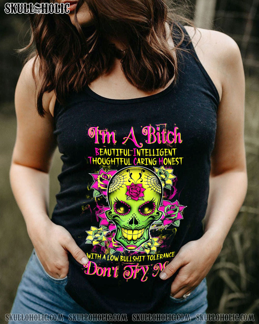 I’M A B SUGAR SKULL ALL OVER PRINT – TLTW1212224