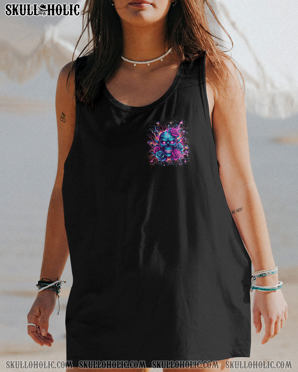 I’M A GOOD PERSON SKULL LADY ALL OVER PRINT – YHLT0502244