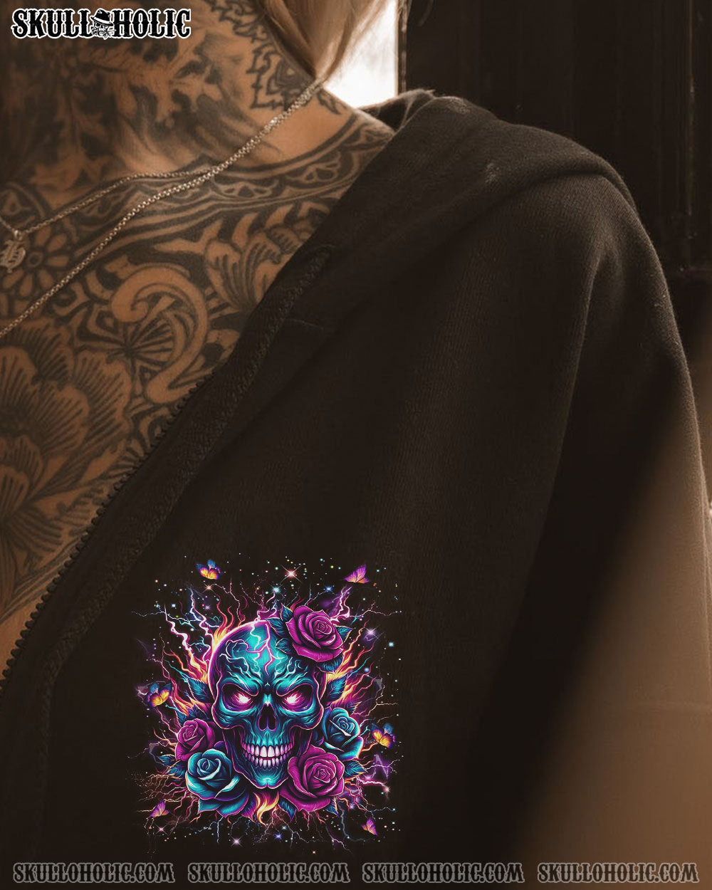 I’M A GOOD PERSON SKULL LADY ALL OVER PRINT – YHLT0502244