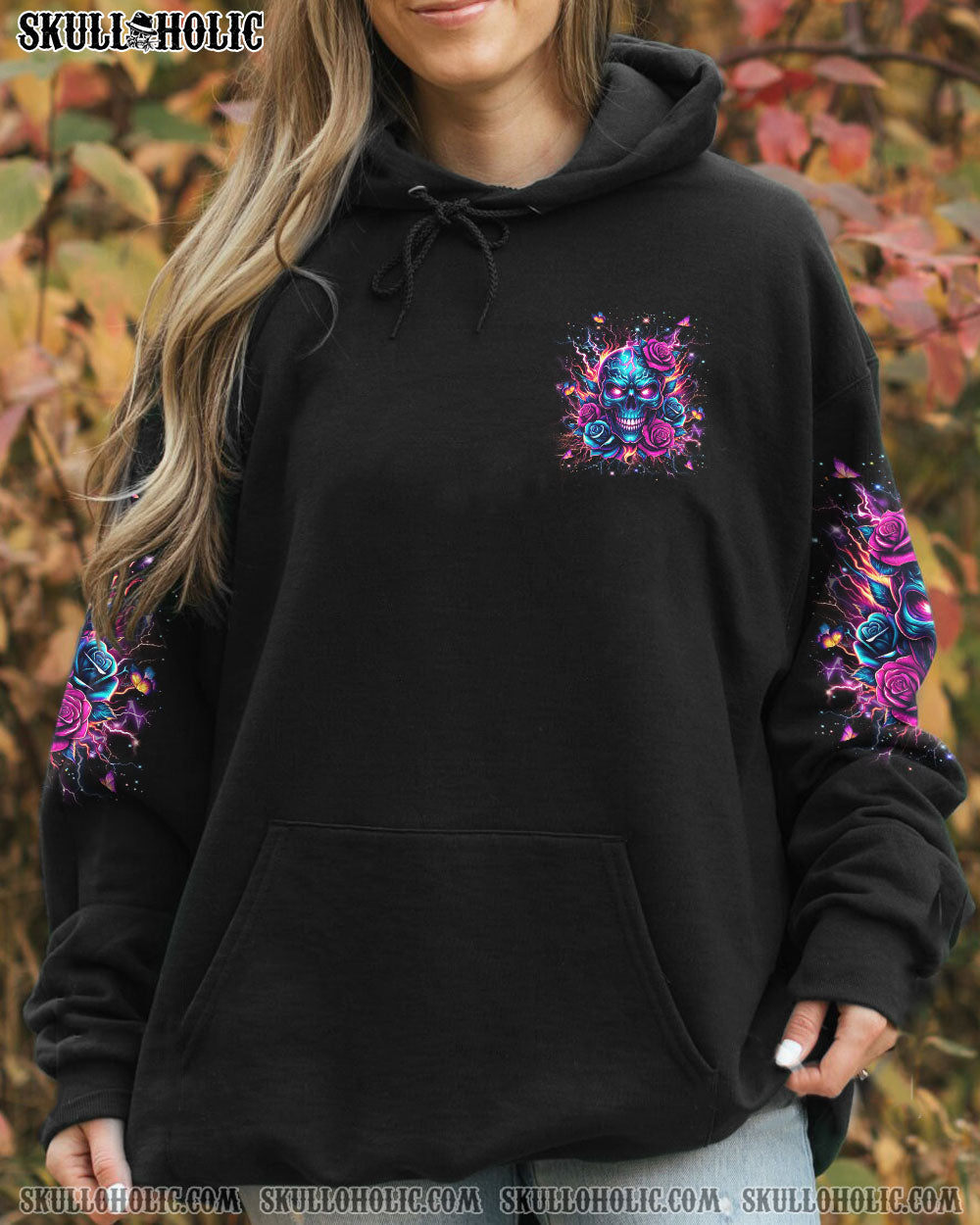 I’M A GOOD PERSON SKULL LADY ALL OVER PRINT – YHLT0502244