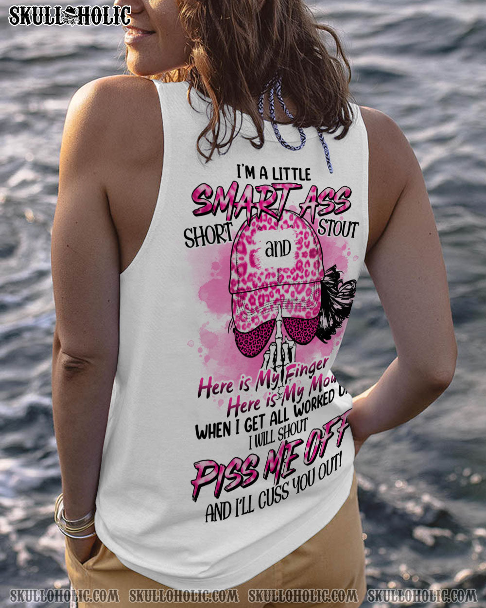 I’M A LITTLE SMART A MESSY BUN AMERICAN ALL OVER PRINT – TLNO1912223