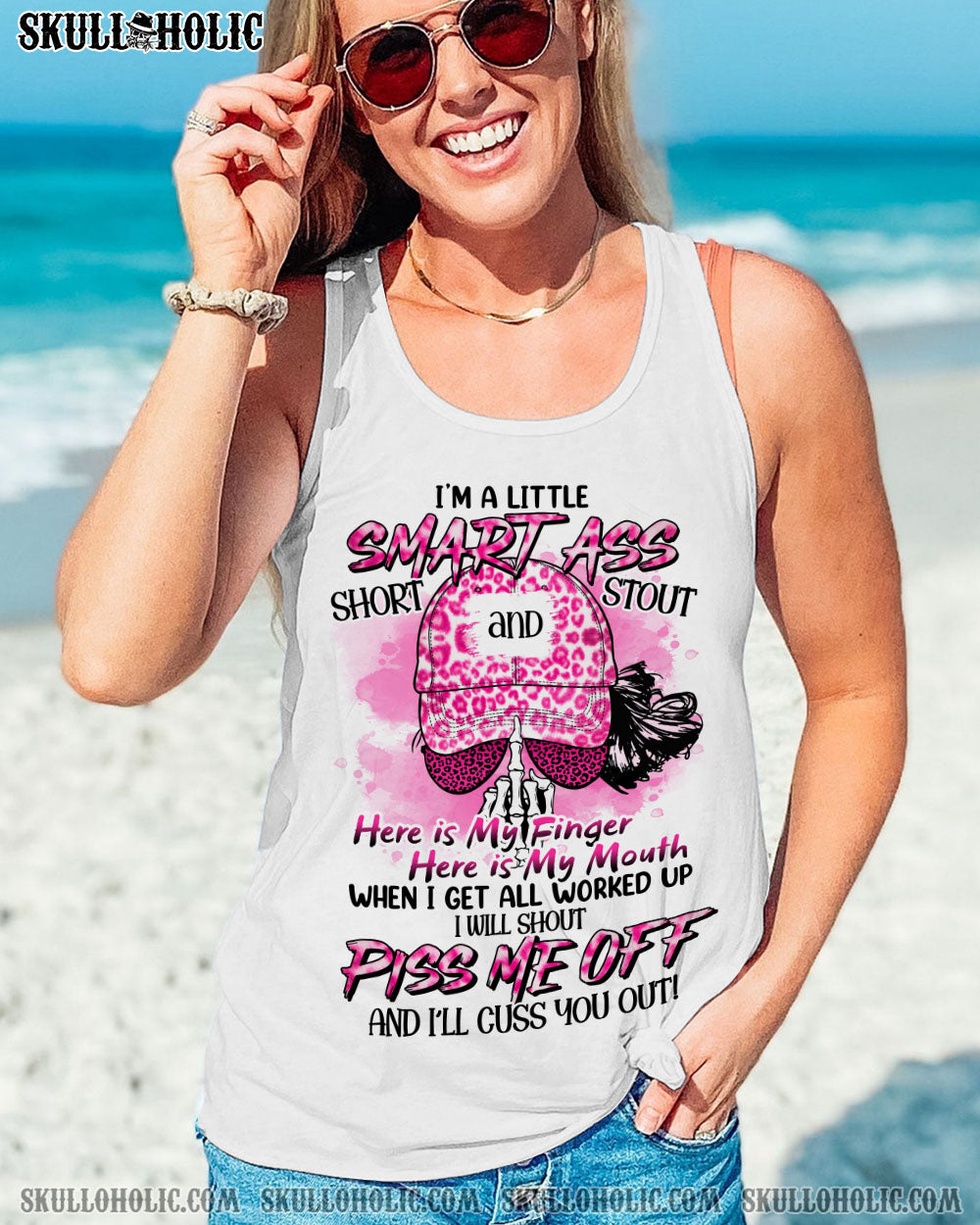 I’M A LITTLE SMART A MESSY BUN AMERICAN ALL OVER PRINT – TLNO1912223
