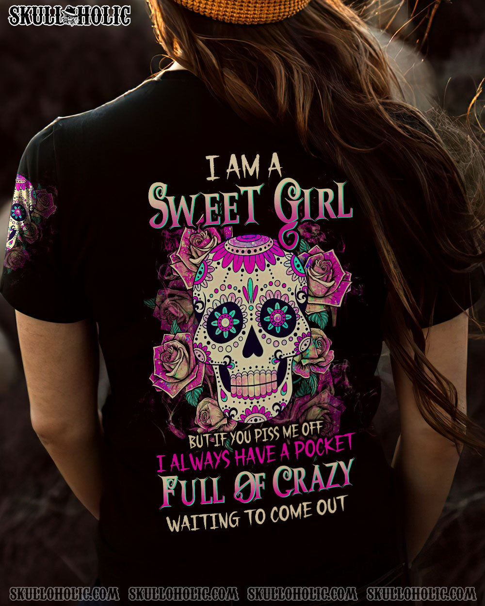 I’M A SWEET GIRL GALAXY SUGAR SKULL ALL OVER PRINT – TLTW2112221