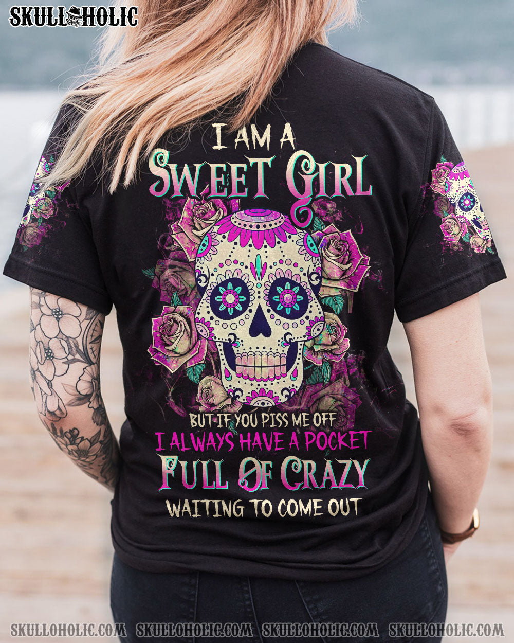 I’M A SWEET GIRL GALAXY SUGAR SKULL ALL OVER PRINT – TLTW2112221