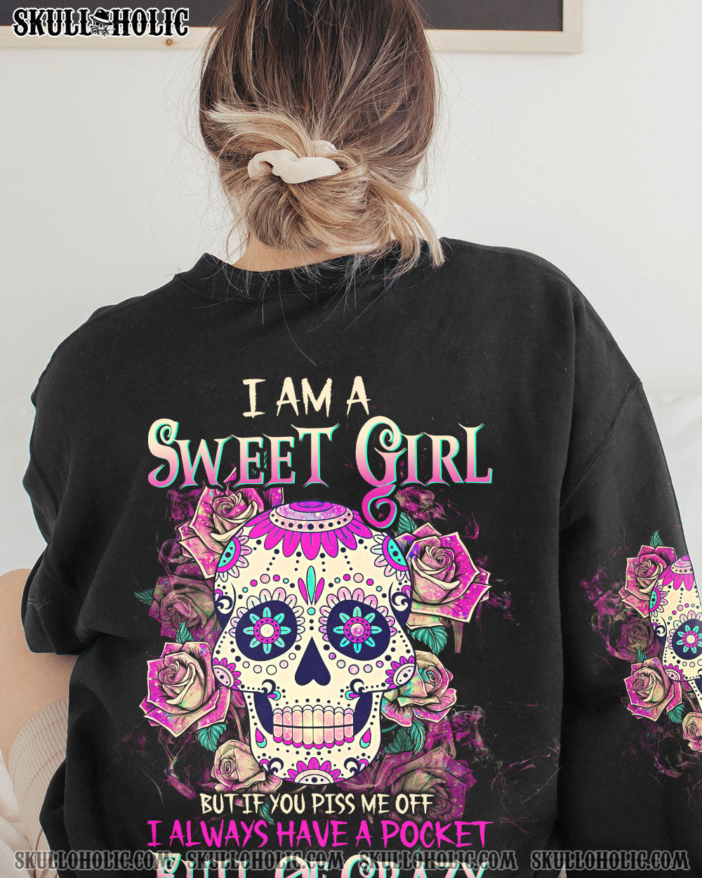 I’M A SWEET GIRL GALAXY SUGAR SKULL ALL OVER PRINT – TLTW2112221