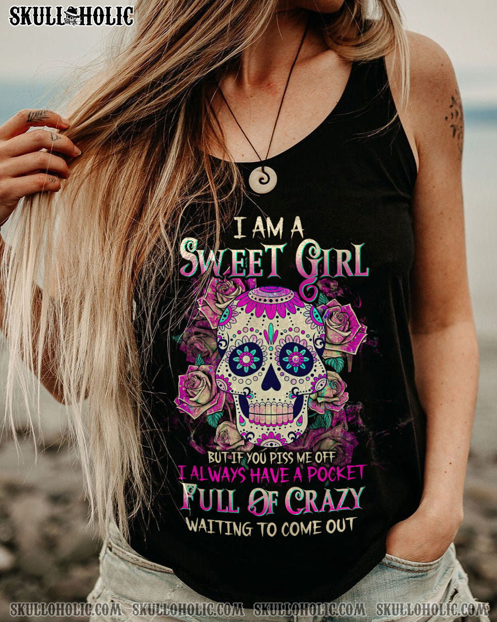 I’M A SWEET GIRL GALAXY SUGAR SKULL ALL OVER PRINT – TLTW2112221