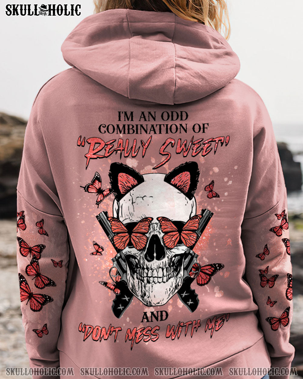 I'M AN ODD COMBINATION SKULL ALL OVER PRINT - YHHG1212224