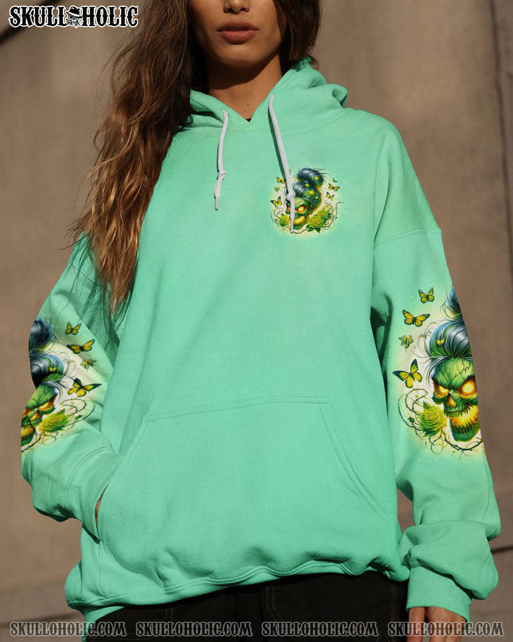 I’M AN OLD WOMAN MESSY BUN SKULL ALL OVER PRINT – TLTR2706243