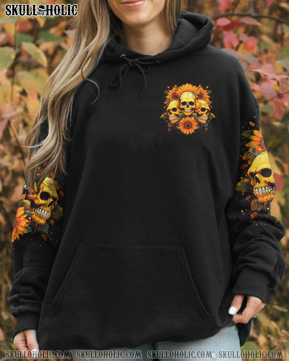 I’M BLUNT BECAUSE GOD ROLLED ME 3 SKULLS ALL OVER PRINT – TLTR0609232