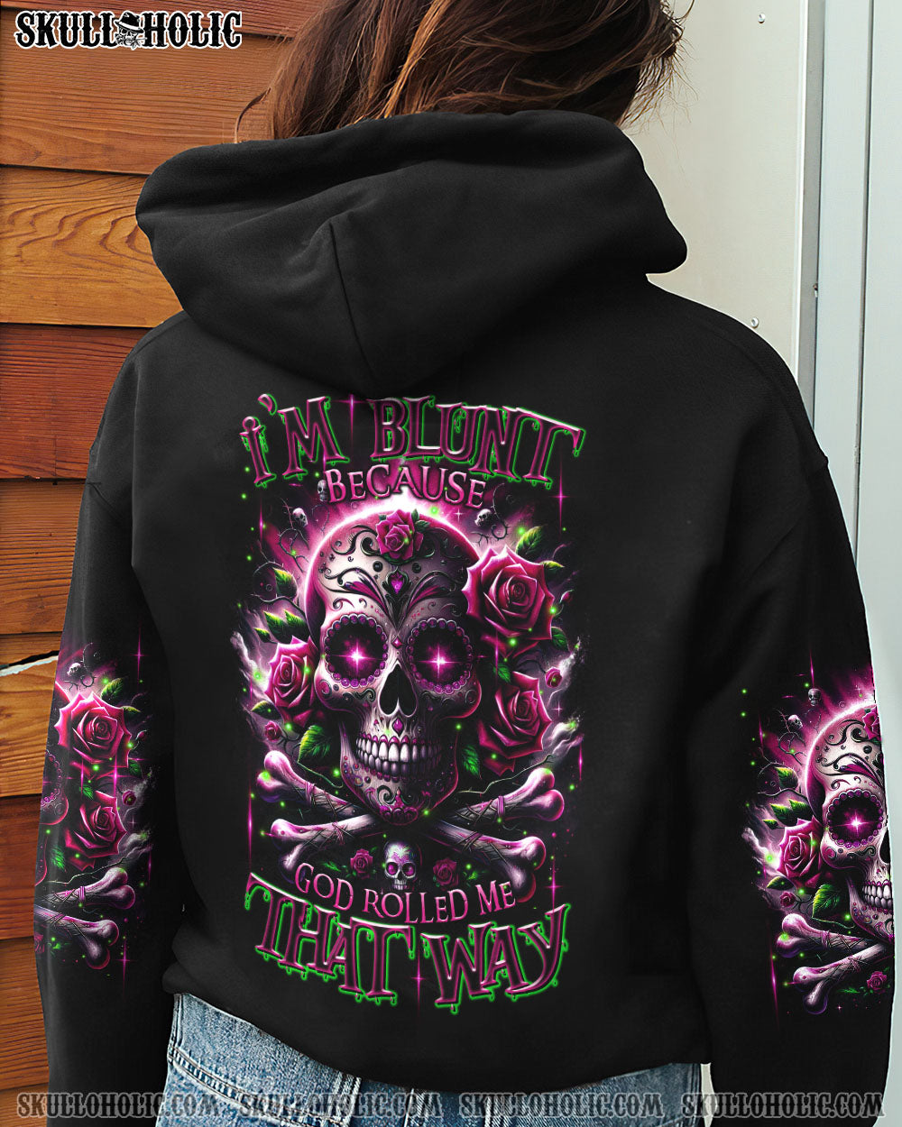 I’M BLUNT BECAUSE GOD ROLLED ME ALL OVER PRINT – TLTR0611232
