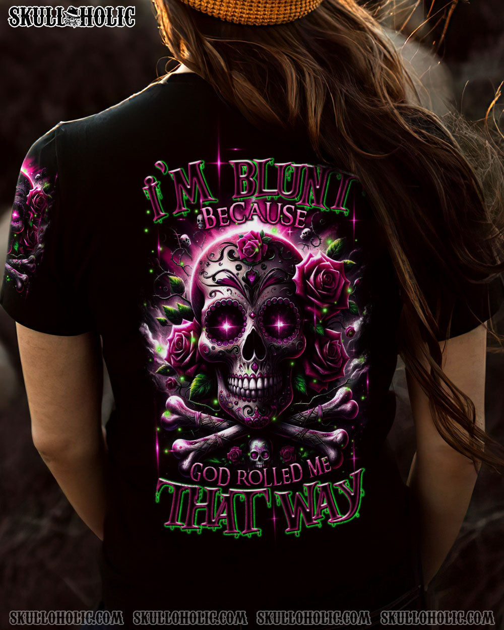 I’M BLUNT BECAUSE GOD ROLLED ME ALL OVER PRINT – TLTR0611232