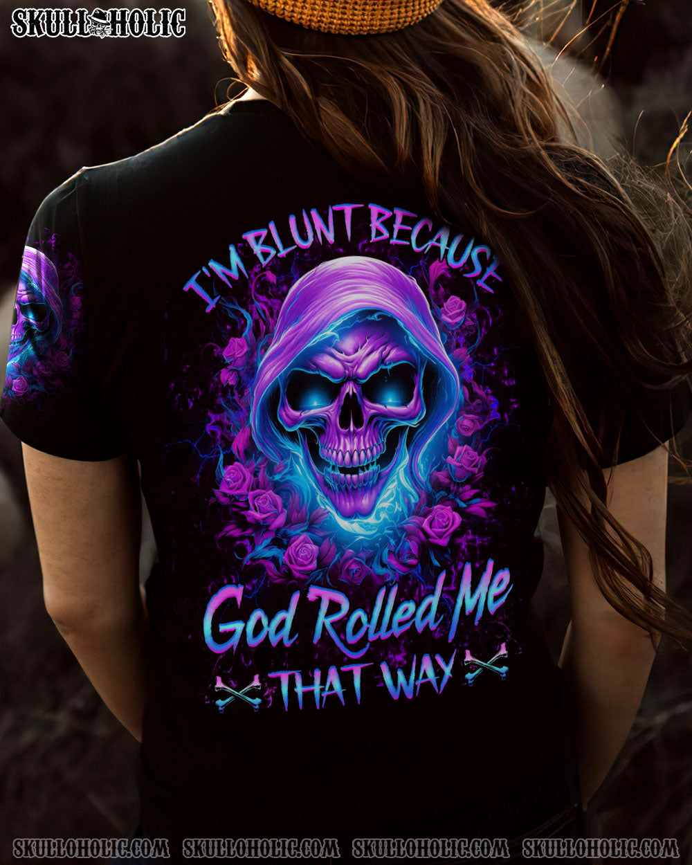 I’M BLUNT BECAUSE GOD ROLLED ME ALL OVER PRINT – YHHG2607234
